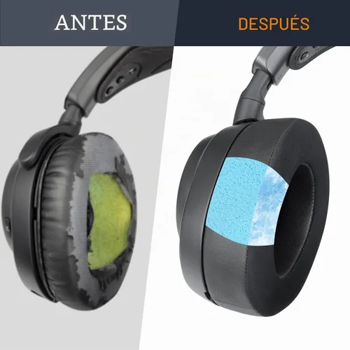 Vista 6 de SOULWIT Cooling-Gel Almohadillas de repuesto para auriculares Steelseries Arctis Nova Pro Wired, Nova 1/1X/1P/3/3P/3X/4/4P/4X/5/5P/5X/7/7X/7X/7P