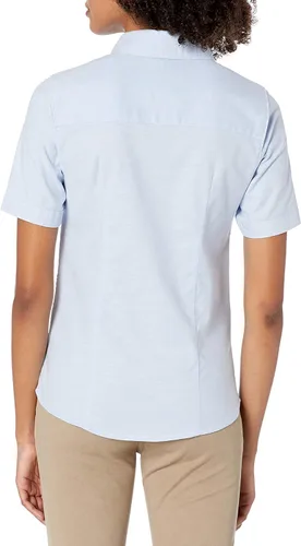 Vista 3 de Lee Uniforms - Blusa Oxford elástica de manga corta para jóvenes