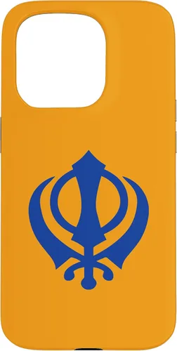 Vista 14 de Khanda Sikh Symbol Chakkar Kirpans Chakra Sikhism - Carcasa para iPhone 17