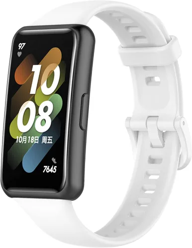 Vista 12 de Senter Correa de repuesto de goma suave de liberación rápida para reloj inteligente Huawei Band 7