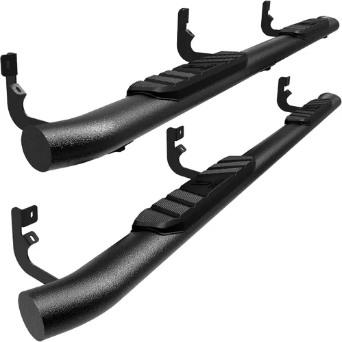 Vista 8 de Tyger Auto 3.5" Rider Running Boards Compatible with 2005-2026 Nissan Frontier Crew Cab TG-SS2N35207 Side Step Rail Nerf Bars Acero inoxidable