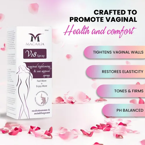 Vista 5 de V18 - Aceite en aerosol de apriete vaginal apretado, todo natural, aceite en aerosol ajustado en V para mujeres Apriete premium Apretador