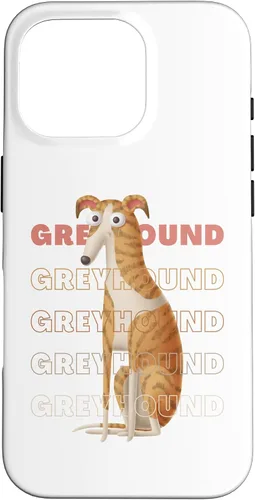 Vista 20 de Greyhound Big Eyes Funny Cartoon Sighthound Lover Design Case for iPhone 17