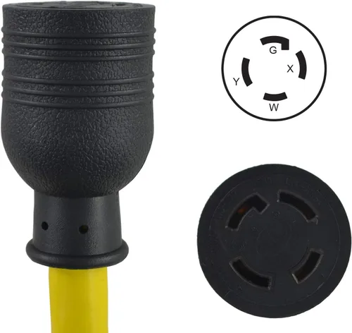 Vista 3 de Conntek 20601 L14-30 Cable de extensión para generador (25 pies)