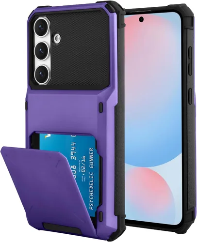 Vista 66 de Funda tipo cartera para Samsung Galaxy S22 con ranura para 2 tarjetas de crédito Funda a prueba de golpes Hybrid Heavy Duty Protection Armor Funda