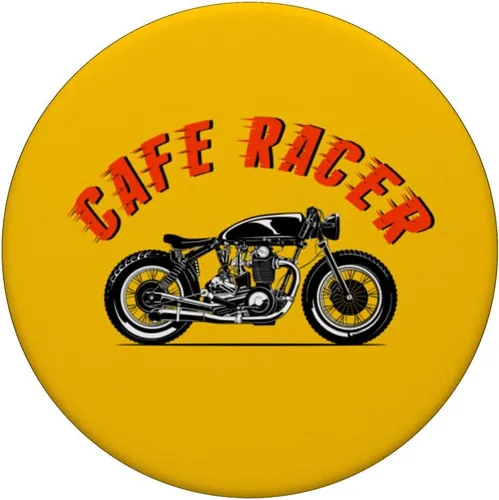 Vista 3 de Cafe Racer Biker Men Women Adult Teens Boys Girls Kids Youth PopSockets Swappable PopGrip