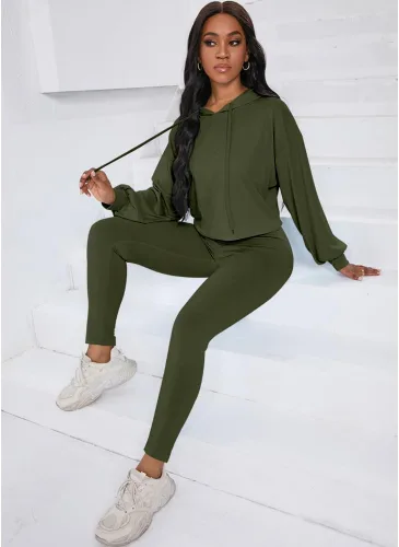 Vista 4 de Nimsruc Trajes de dos piezas para mujer, trajes de jogging, trajes casuales para correr