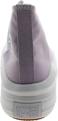 Vista 2 de Converse Chuck Taylor All Star Move - Tenis unisex con plataforma alta, color amatista pálidoblanco