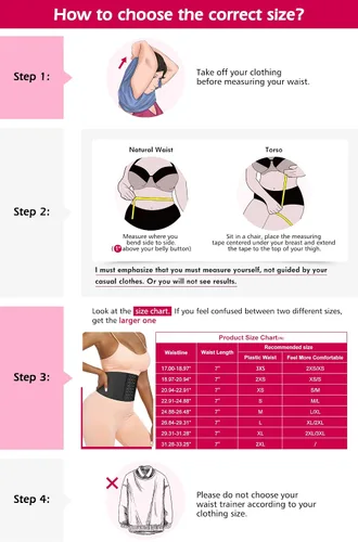 Vista 2 de Atbuty Super corto Torso Entrenadores de Cintura Cincher Corsé Tummy Shaper Adelgazar Faja Látex