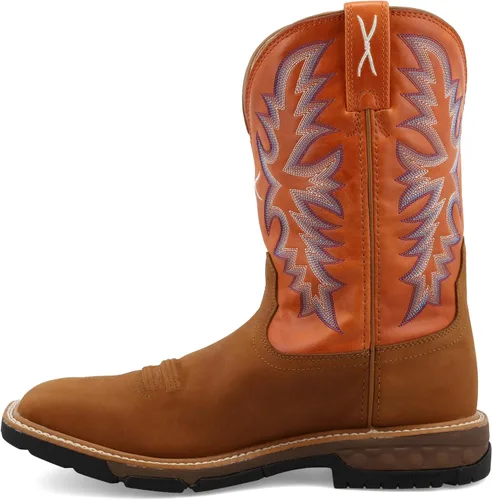 Vista 54 de Twisted X Botas Tech X para hombre de 12 pulgadas, botas occidentales casuales para hombre