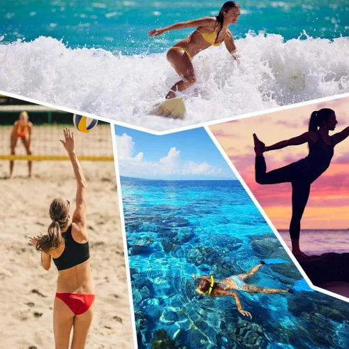 Vista 6 de VOARYISA Zapatos de agua para mujeres y hombres de secado rápido, zapatos de playa para surf al aire libre, yoga, ejercicio, bandera de Jamaica