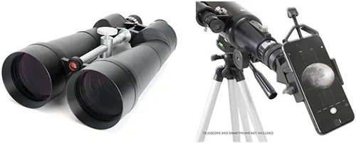 Vista 8 de Celestron SkyMaster 20X80 Astro Binoculares - Binoculares de astronomía con estuche de transporte de lujo - Binoculares potentes - Enfoque ultra