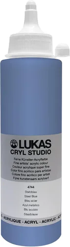 Vista 44 de Lukas CRYL Studio Artist - Pintura acrílica para artistas, Alizarín Carmesí, botella de 250 ml - Pinturas acrílicas de alto pigmento para pintar