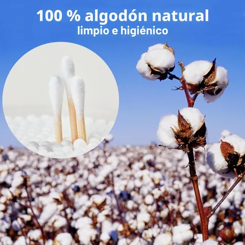 Vista 5 de 300 piezas de bastoncillos de algodón para dueños de mascotas, 100 piezas de 15 cm de largo y 200 piezas de bastoncillos de algodón, suministros