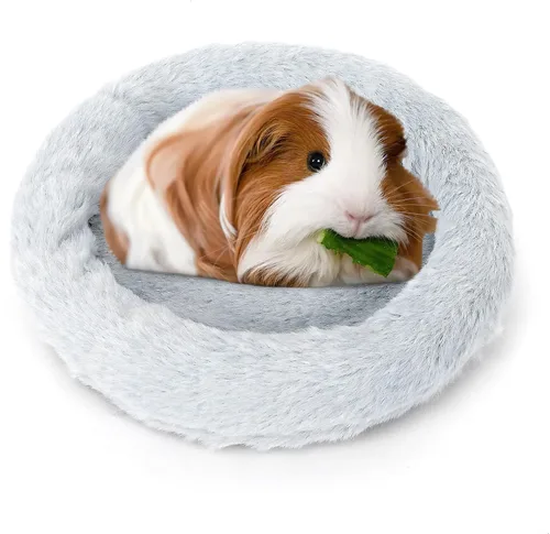 Vista 10 de FEBSNOW Cama de conejillo de indias y hámster para animales pequeños con cepillo removedor de pelo