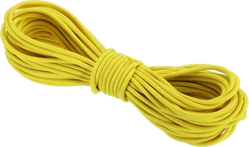 Vista 15 de PATIKIL Cuerda elástica elástica de 109 yardas (328.1 ft), cuerda elástica pesada de 0.059 in, albaricoque para manualidades, correas de gancho