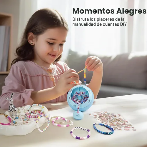 Vista 6 de Tilhumt Spinner de Cuentas para Hacer Joyas, Spinner de Cuentas de Arcilla para Fabricante de Collares, Máquina Eléctrica Spinner de Cuentas