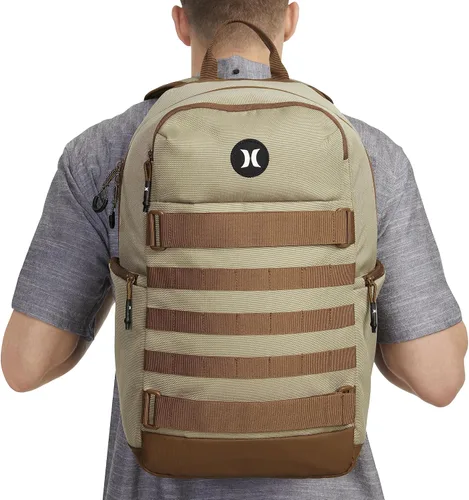 Vista 3 de Mochila para Patineta Única y Original, Caqui, Tamaño único