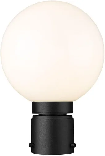 Vista 2 de Z-Lite 597PHM-BK Laurent - Poste para exteriores, 1 luz, 60 vatios, color negro