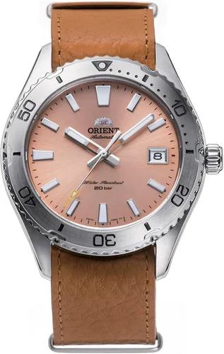 Vista 8 de Orient Reloj automático japonés/de cuerda manual de 40mm estilo buceador con cristal de zafiro Azul