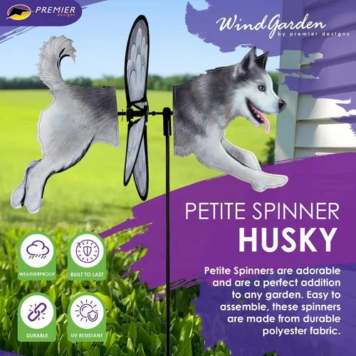 Vista 2 de Premier Kites – Adorno giratorio pequeño para patio, césped, jardín 100% poliéster resistente a la lluvia y a los rayos UV – Aerodinámico