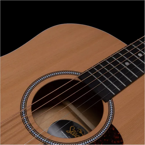 Vista 6 de Seagull S6 Original DREADNOUGHT Guitarra acústica, diapasón de palisandro, SEMI-Gloss personalizado