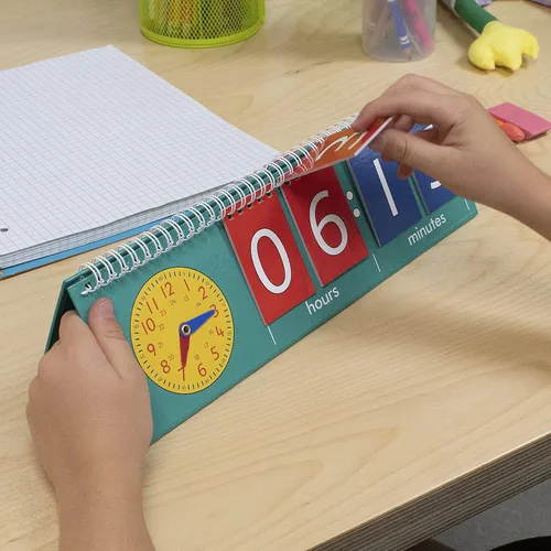 Vista 3 de edxeducation Rotafolio de tiempo, reloj de enseñanza para niños
