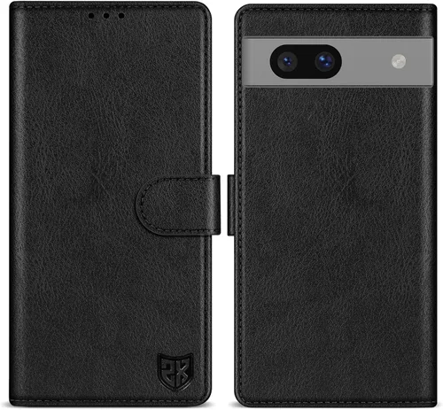 Vista 24 de ZZXX Funda tipo cartera para Google Pixel 7 con bloqueo RFID, ranura para tarjetas, función atril, cierre magnético, funda protectora de cuero