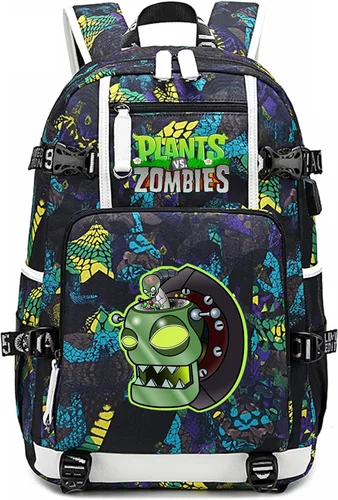 Vista 18 de ISaikoy Plants vs. Zombies Mochila Bolsa para Portátil Color Azul 1