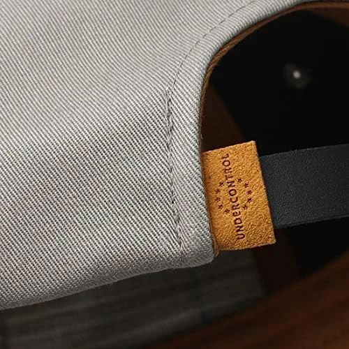 Vista 7 de UNDERCONTROL Gorra de camionero ajustable de ala plana con correa trasera para gorra unisex