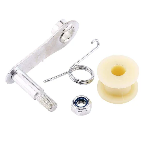 Vista 5 de Kit de ajustador de rodillo tensor de cadena Pit Bike con resorte para Dirt Pit Mini Bike Motocicleta