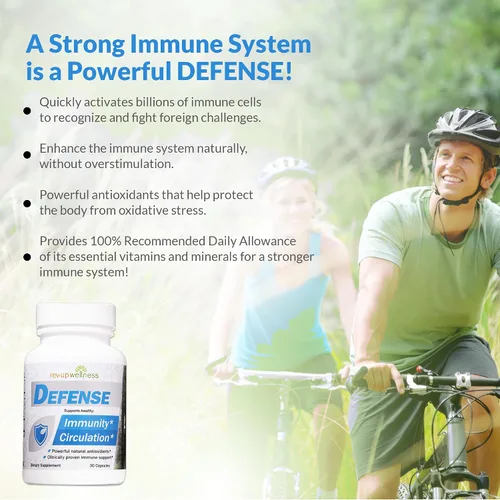 Vista 4 de Defense - Suplemento diario de apoyo inmunológico, con beta-glucano inmune natural y clínicamente probado, antioxidantes y minerales esenciales, 30