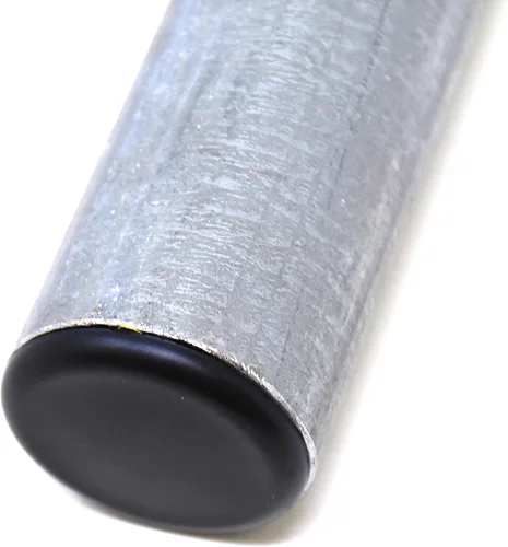 Vista 5 de Tapa de extremo de tubo redondo de 1.5 pulgadas, tapón de extremo de orificio negro de plástico, tapón de cubierta de tubo de diámetro exterior