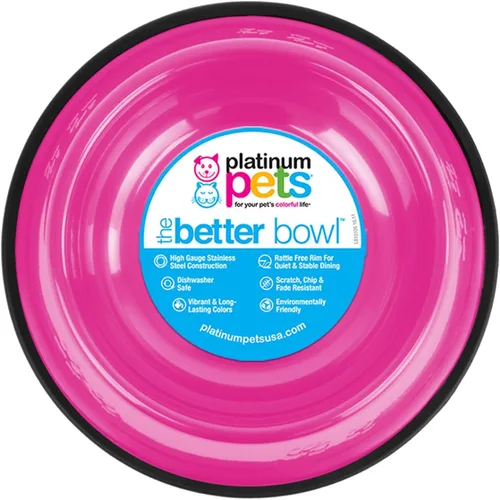 Vista 20 de Platinum Pets - tazón de acero inoxidable para gatos y perros que no se vuelca