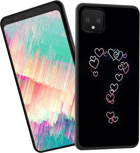 Vista 355 de Funda delgada para Google Pixel 4 XL, funda delgada de silicona de TPU suave a prueba de golpes para Google Pixel 4 XL, astronauta Galaxy