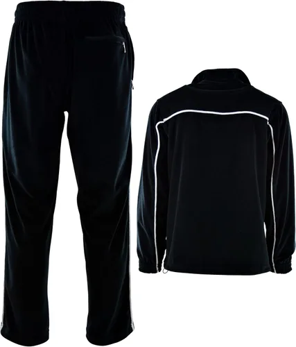 Vista 5 de ChoiceApparel Chándal de terciopelo para hombre con bolsillos con cremallera