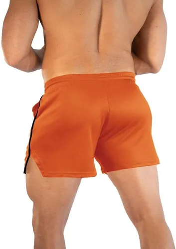 Vista 3 de TEZO Pantalones cortos de entrenamiento para hombre, 5 pulgadas, para gimnasio, atletismo, correr, entrenamiento, de secado rápido, pantalones