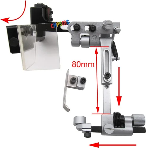 Vista 3 de CKPSMS Marca -1SET KG867A+EG01 Guía de suspensión con protector ocular compatible con/reemplazo para Durkopp Adler Brand 767 867