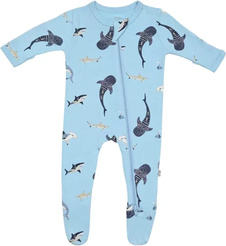 Vista 53 de KYTE BABY Pies unisex con cierre de cremallera, rayón hecho de bambú, 0-24 meses