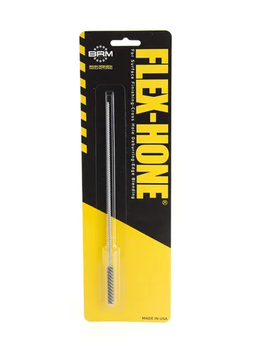 Vista 101 de Brush Research pulidor cilíndrico FLEX-HONE, serie BD, abrasivo de carburo de silicio, 1