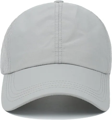 Vista 3 de Gorra de béisbol para mujer, con diseño de cola de caballo, ajustable, de malla de secado rápido, para correr, deportes, camionero