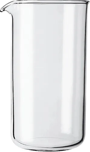 Vista 2 de GROSCHE Vaso universal de vidrio de repuesto para prensa francesa, jarra de vidrio de borosilicato 3.3 para café y té, resistente al calor, se