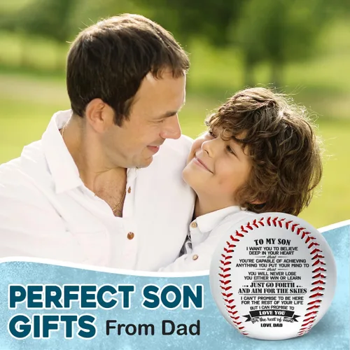 Vista 2 de Regalos de béisbol para hijo de papá, regalos personalizados, regalos de padre e hijo, regalos para mi hijo para hijo adulto, regalos