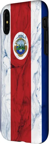 Vista 8 de Bandera de Costa Rica y fondo elegante - Funda del orgullo costarricense para iPhone 17