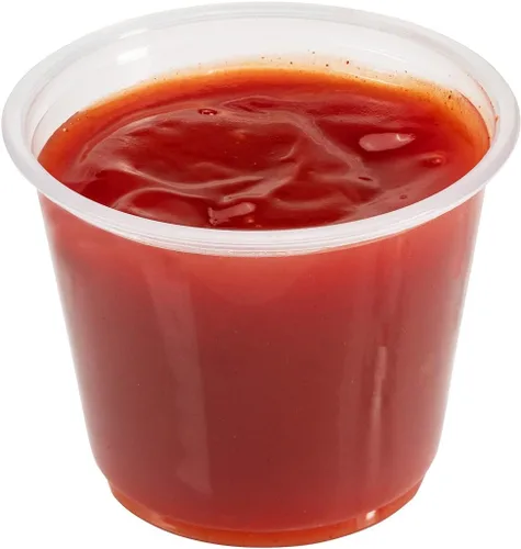 Vista 17 de Restaurantware RW Base - Tazas de salsa de 0.8 onzas, 2000 tazas de condimento aptas para microondas, resistentes a las grietas, desechables de Negro