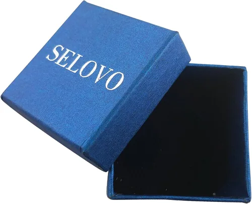 Vista 6 de SELOVO Pendientes colgantes con forma de lágrima en tono plateado para fiestas, Plata Circonita cúbica, Circonia cúbica