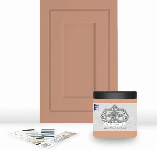 Vista 147 de Pintura TODO EN UNO, Abbey (gris cálido), Muestra de 8oz - Pintura duradera para gabinetes y muebles. Imprimación y capa superior incorporadas,