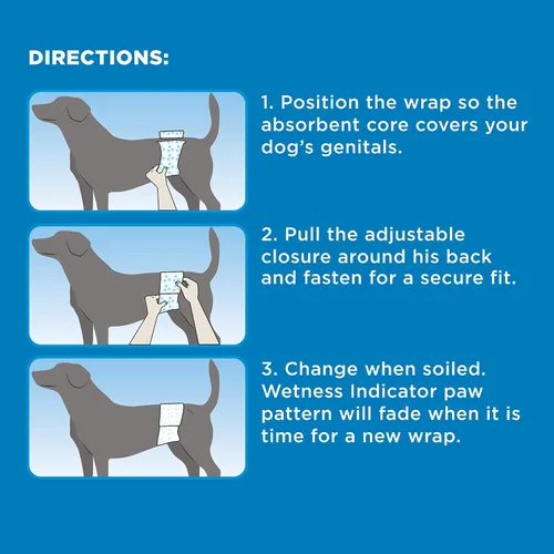 Vista 3 de Pañales desechables Wee-Wee super absorbentes, para perros., 10
