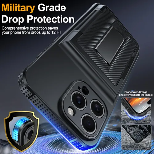 Vista 7 de Oneagle Funda tipo cartera para iPhone 16 Pro Max con tarjetero y soporte