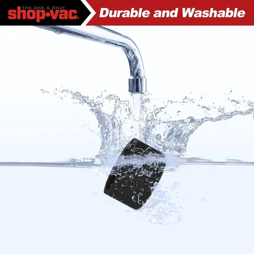 Vista 5 de Shop-Vac 90525 Reemplazo de filtro de funda de espuma, para la mayoría de aspiradoras Shop-Vac húmedas/secas de 1 galón, reemplaza las piezas #